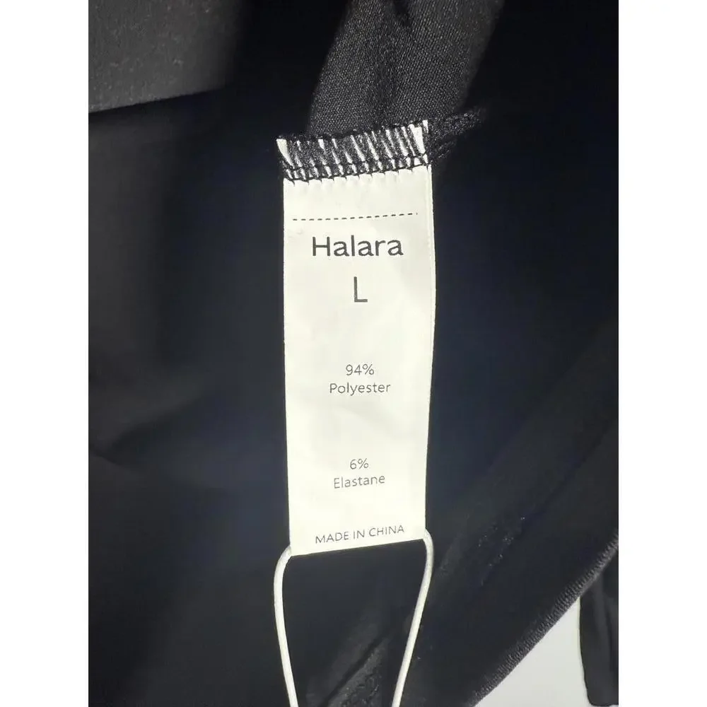 NWT Halara Boat neck long sleeve Tshirt Black L - Picture 4 of 7
